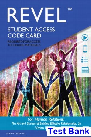 human relations art science building effective relationships 2nd edition mccann test bank