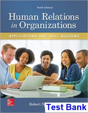 human relations organizations applications skill building 10th edition lussier test bank