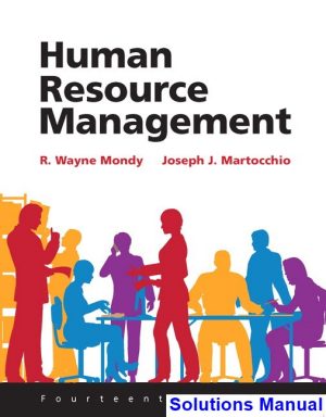 human resource management 14th edition mondy solutions manual
