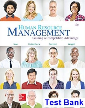 human resource management gaining competitive advantage 10th edition noe test bank