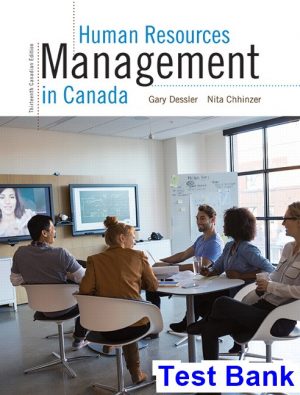 human resources management canada canadian 13th edition dessler test bank