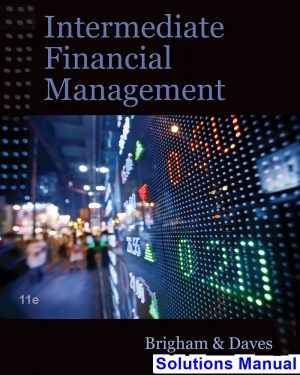 intermediate financial management 11th edition brigham solutions manual