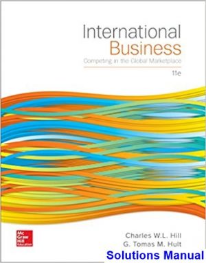 international business competing global marketplace 11th edition hill solutions manual