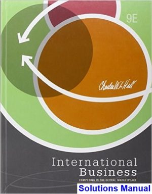 international business competing global marketplace 9th edition hill solutions manual