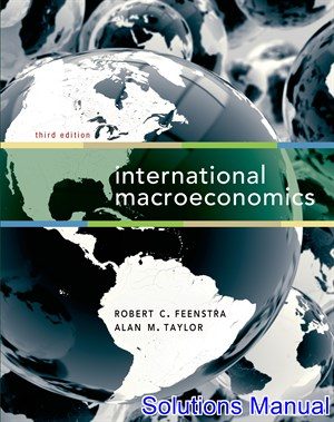 international macroeconomics 3rd edition feenstra solutions manual