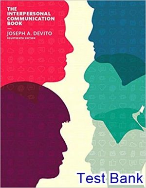 interpersonal communication book the 14th edition devito test bank