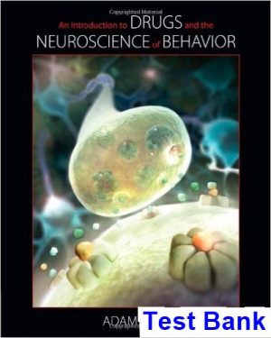 introduction drugs neuroscience behavior 1st edition adam prus test bank