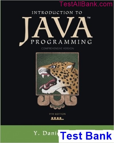 Introduction To Java Programming Comprehensive Version 9th Edition ...