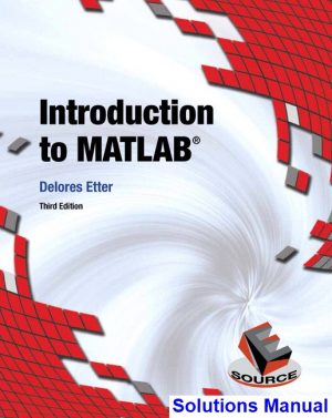 introduction matlab 3rd edition etter solutions manual