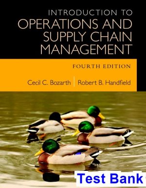 introduction operations supply chain management 4th edition bozarth test bank