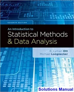 introduction statistical methods data analysis 7th edition ott solutions manual