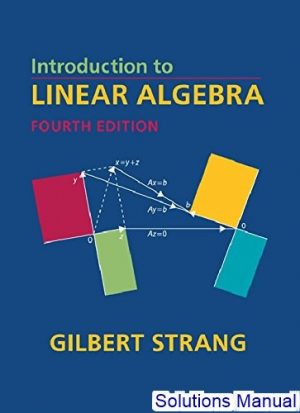 introduction to linear algebra 4th edition strang solutions manual