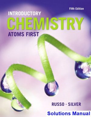 introductory chemistry atoms first 5th edition russo solutions manual