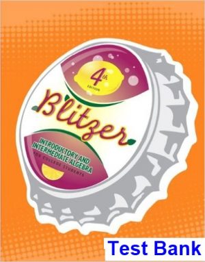 introductory intermediate algebra college students 4th edition blitzer test bank