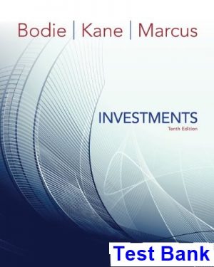 investments 10th edition bodie test bank