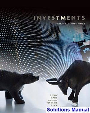 investments canadian canadian 8th edition bodie solutions manual