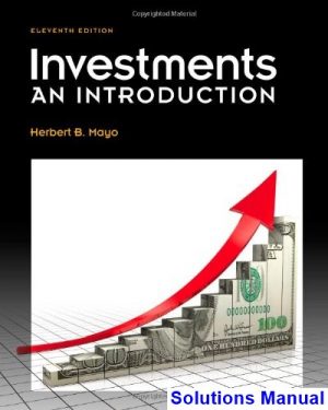 investments introduction 11th edition mayo solutions manual