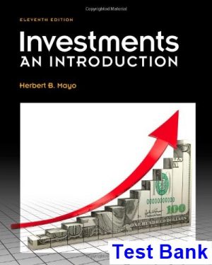 investments introduction 11th edition mayo test bank