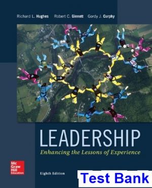 leadership enhancing lessons experience 8th edition hughes test bank