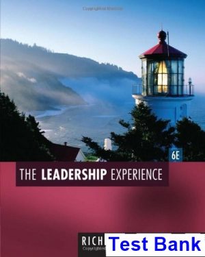 leadership experience 6th edition daft test bank