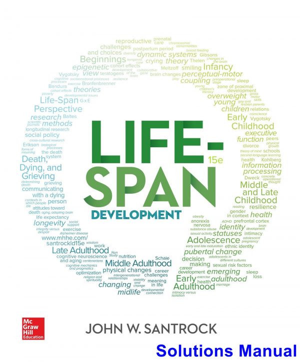 life span development 15th edition santrock solutions manual