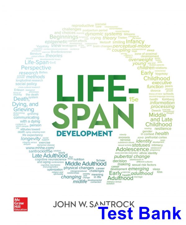 life span development 15th edition santrock test bank