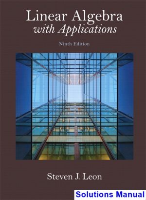 Linear Algebra And Its Applications 5th Edition Lay Solutions Manual