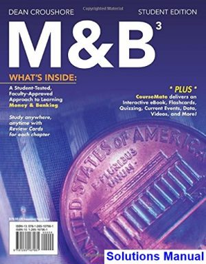 m b 3 3rd edition dean croushore solutions manual