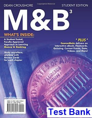 m b 3 3rd edition dean croushore test bank