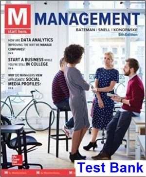 m management 5th edition bateman test bank