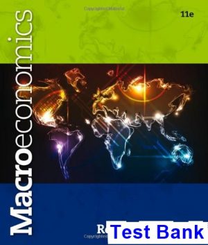 macroeconomics 11th edition arnold test bank