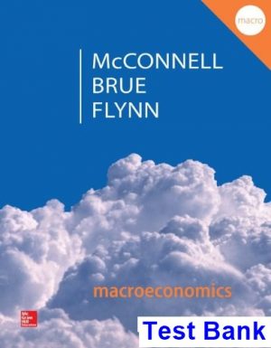 macroeconomics 20th edition mcconnell test bank