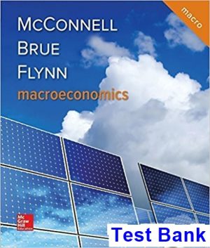 macroeconomics 21st edition mcconnell test bank