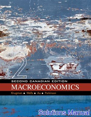 macroeconomics 2nd edition krugman solutions manual