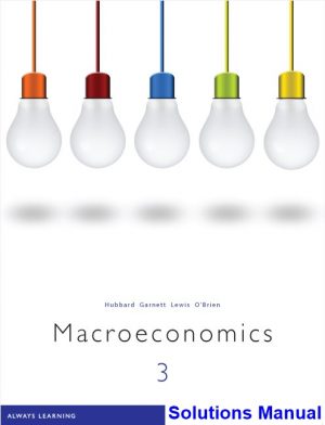 macroeconomics 3rd edition hubbard solutions manual