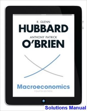 macroeconomics 4th edition hubbard solutions manual
