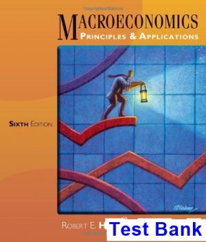 macroeconomics 6th edition hall test bank
