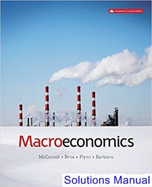 macroeconomics canadian 14th edition mcconnell solutions manual