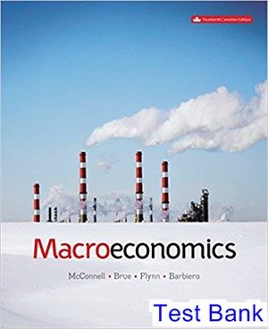 macroeconomics canadian 14th edition mcconnell test bank