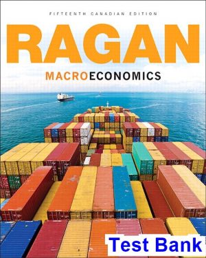 macroeconomics canadian 15th edition ragan test bank