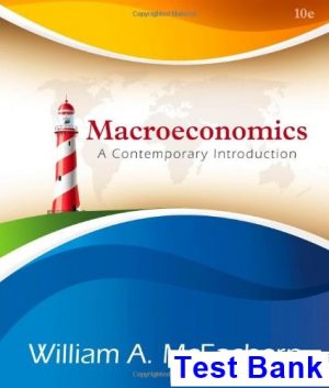 macroeconomics contemporary approach 10th edition mceachern test bank