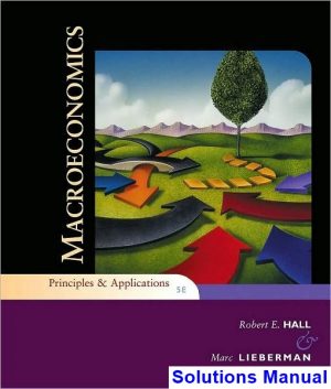 macroeconomics principles applications 5th edition hall solutions manual