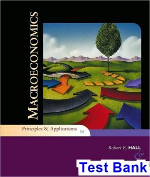 macroeconomics principles applications 5th edition hall test bank