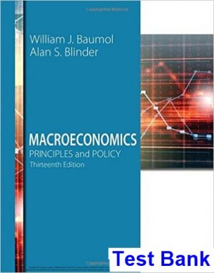 macroeconomics principles policy 13th edition baumol test bank