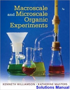 macroscale microscale organic experiments 7th edition williamson solutions manual