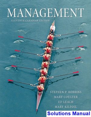 management canadian 11th edition robbins solutions manual