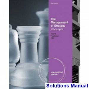 management strategy concepts international edition 10th edition ireland solutions manual
