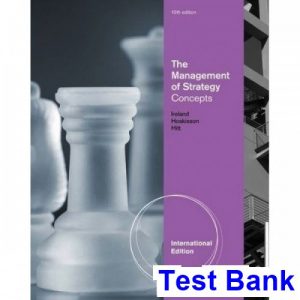 management strategy concepts international edition 10th edition ireland test bank