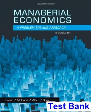 managerial economics 3rd edition froeb test bank