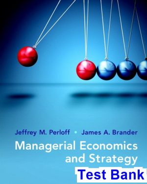 managerial economics strategy 2nd edition perloff test bank